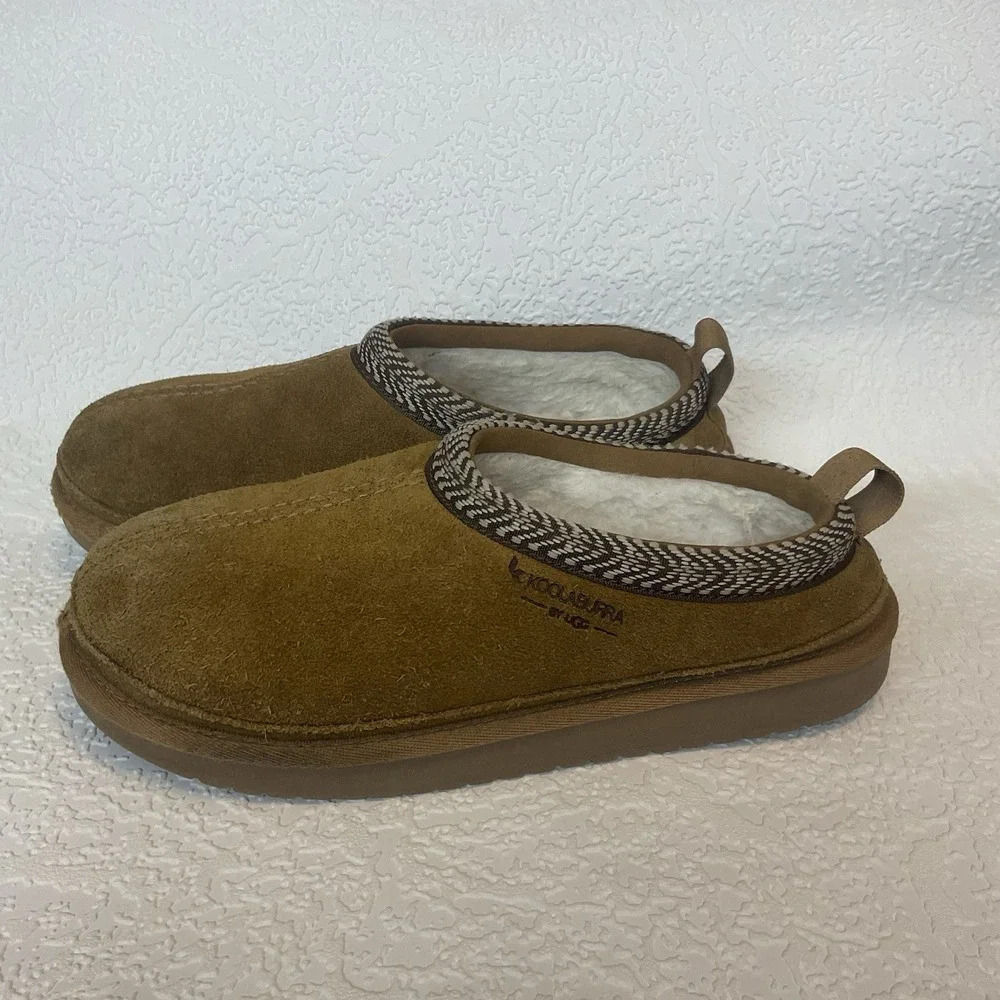 Koolaburra by UGG 1159670K Chestnut BURREE SLIPPERS Faux Fur Lining 4